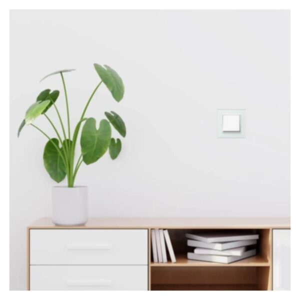 Lumina - Interruptor Simples - Branco Hager - Image 3
