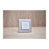 Lumina - Interruptor Simples - Branco/Prata Hager - Image 9