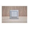 Lumina - Interruptor Simples - Branco/Prata Hager - Image 8