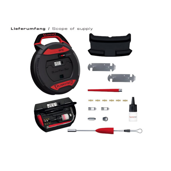 GF3 Ferramenta de Extração de Cabos incl. Contador Digital, Haste de Fibra de Vidro Ø 3 mm Runpotec - Image 2