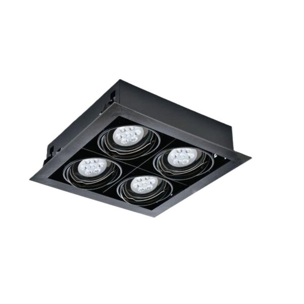 Aro 4xAR111 Basculante Preto