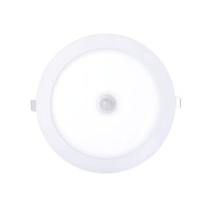 Painel LED Redondo Encastrar com Sensor Movimento 18W 4200/6500K CRI>80