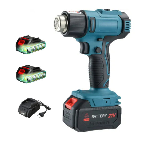 Pistola de Calor Elétrica 21V de Lítio