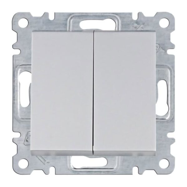 Lumina - Comutador de Lustre - Branco/Prata Hager - Image 2