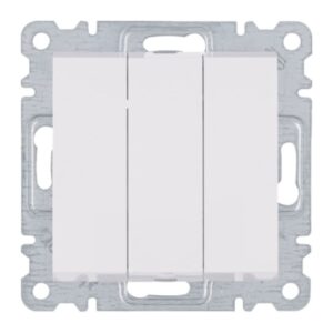 Lumina - Interruptor Triplo - Branco Hager