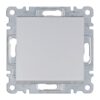 Lumina - Botão Simples - Branco/Prata Hager - Image 2