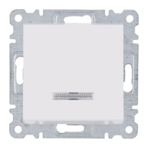 Lumina - Interruptor Simples C/Sinaliz - Branco Hager