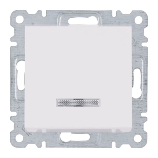 Lumina - Comutador Escada C/Sinaliz - Branco Hager