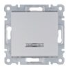 Lumina - Comutador Escada C/Sinaliz - Branco/Prata Hager - Image 2