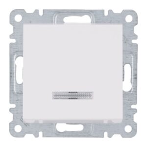Lumina - Botão Simples C/Sinaliz - Branco Hager