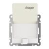 Lumina - Interruptor de Cartão - Branco/Prata Hager