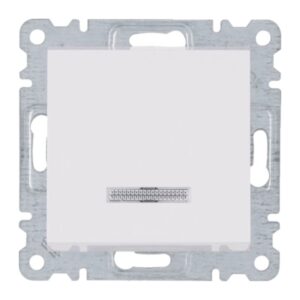 Lumina - Interrup. Simples 16A C/Sinaliz - Branco Hager