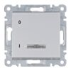 Lumina - Interrup. Simples 16A C/Sinaliz - Branco/Prata Hager - Image 2