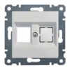 Lumina - Suporte Duplo p/Keystone - Branco/Prata/Preto Hager