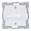 Lumina - Suporte FO Duplex-SC - Branco/Prata/Preto Hager