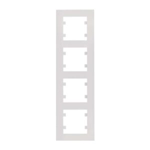 Lumina - Intense Quadro x4 Vert. - Branco Hager