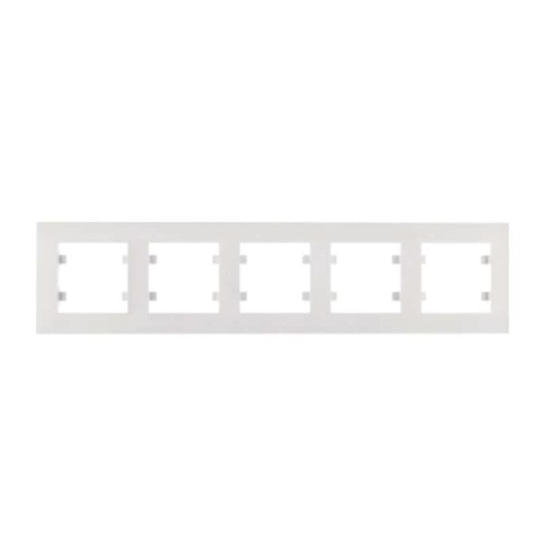 Lumina - Intense Quadro x5 Horiz. - Branco Hager