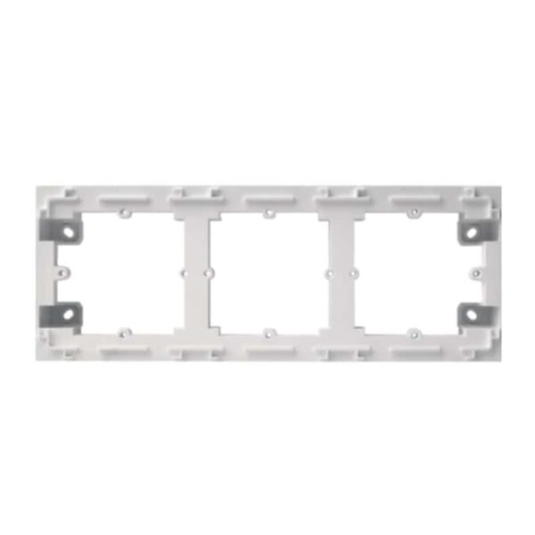 Lumina - Intense Cx. Superfície x3 - Branco/Prata Hager