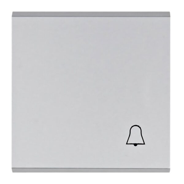 Lumina - Tecla Símbolo Campainha - Branco/Prata Hager - Image 2