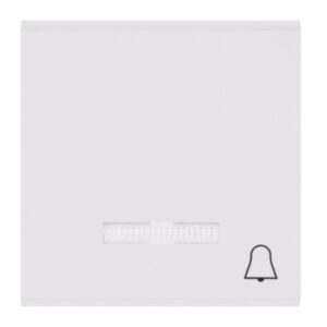 Lumina - Tecla C/Visor Campainha - Branco Hager
