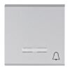 Lumina - Tecla C/Visor Campainha - Branco/Prata Hager - Image 2