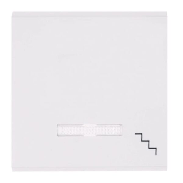 Lumina - Tecla C/Visor Escadas - Branco Hager
