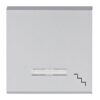 Lumina - Tecla C/Visor Escadas - Branco/Prata Hager - Image 2