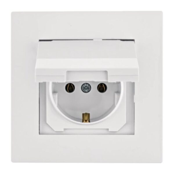 Lumina - Intense Tom. Schuko C/Tampa+Quadro -Brc Hager