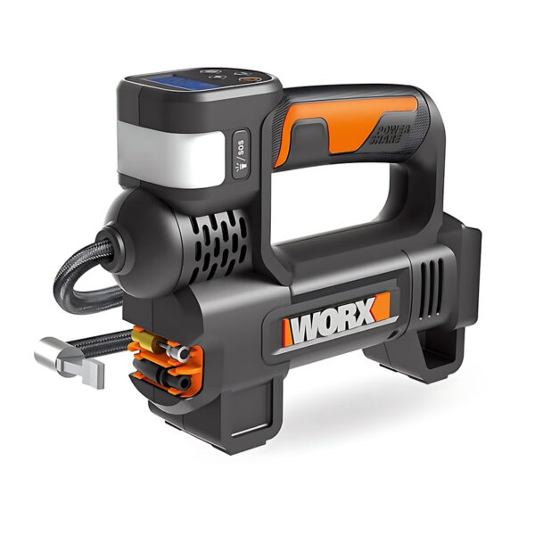 Inflador e lanterna 2 em 1 20V, .incl Bateria Worx