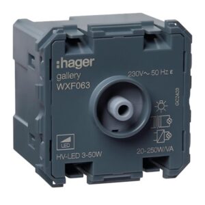 Gallery 2M Variador Universal de Botão Hager