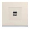Gallery 2M Tomada USB A+C Carreg. 3A Hager - Image 5