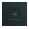 Gallery 2M Tomada USB A+C Carreg. 3A Hager - Image 4