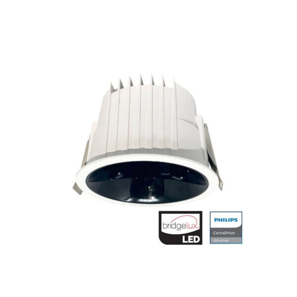 Downlight COB Led 40w Redondo 3CCT 4800lm Chip BRIDGELUX Drive PHILIPS