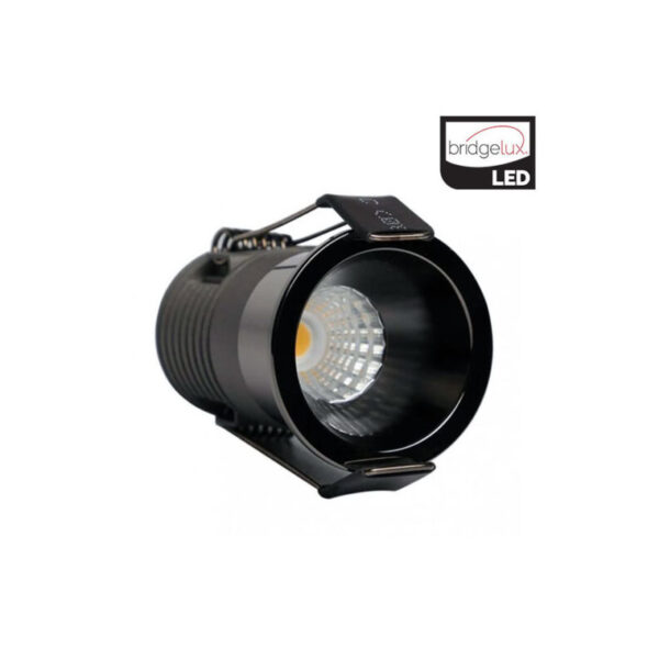 Foco COB Encastrar Redondo Preto Cromado Selecionável(6W/9W/12W) 130lm/w 3CCT BRIDGELUX