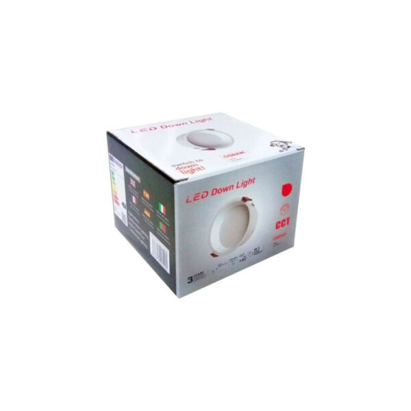 Downlight Encastrar LED Redondo Aro Branco 18W 140lm/w 3CCT IP20 CHIP OSRAM - Image 2