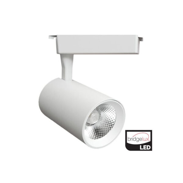 Foco Calha Branco Monofásico 30W 130lm/w 3CCT 48 ºChip BRIDGELUX