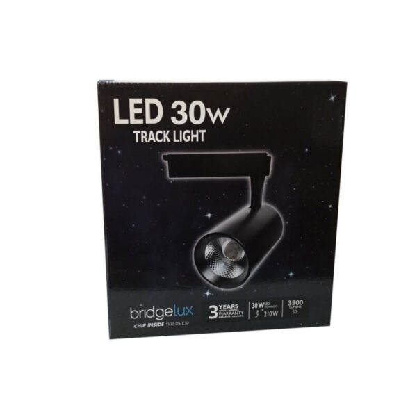 Foco Calha Preto 30W 130lm/w 24ºChip BRIDGELUX - Image 2