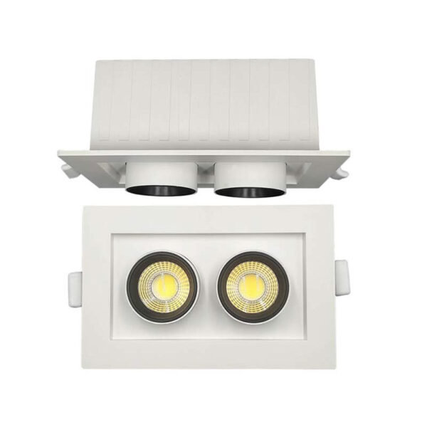 Spot Periscópico Orientável Duplo Branco 6+6W 3CCT - Image 2