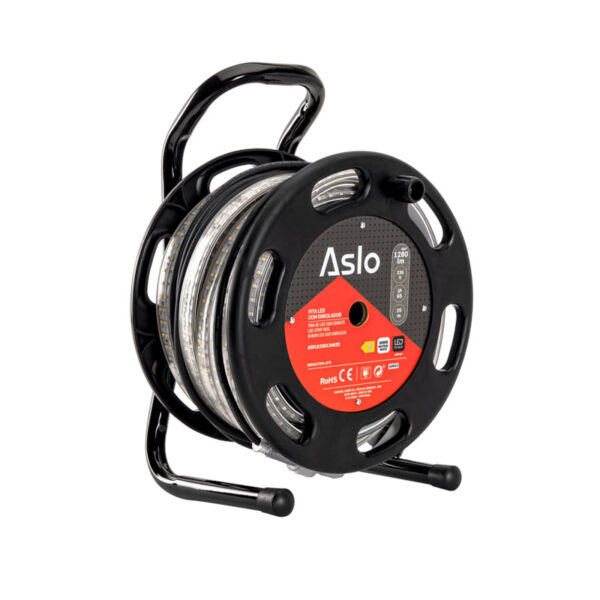Fita LED com Enrolador 230V 12W/MT 4000K 25M IP65