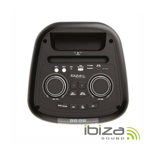 Coluna Amplificada 2x8" 700W USB/SD/AUX/BT LED TWS IBIZA - COLUMBA700 - Image 2