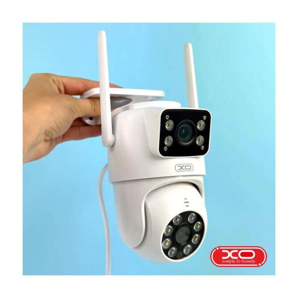 Câmara Vigilância IP Dupla 1080p 4MP WiFi XO - CR06 - Image 3