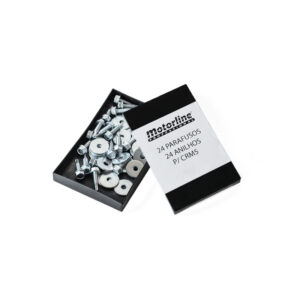 Caixa com 24 Parafusos e 24 Anilhos para 4m de Cremalheira CRM5 Motorline - MCP24