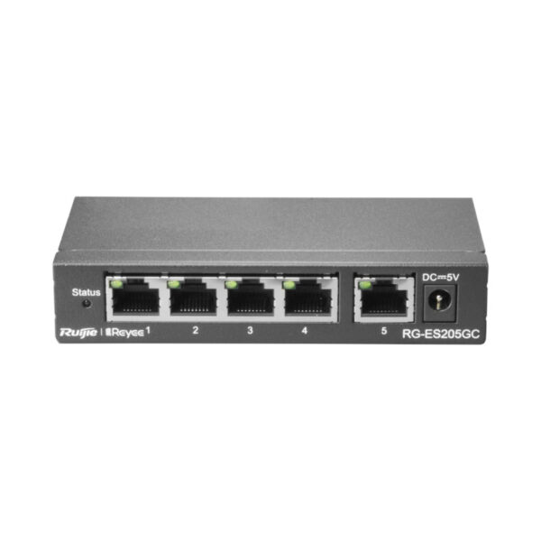 Reyee Switch Cloud com 5 RJ45 10/100/1000 Mbps - RG-ES205GC