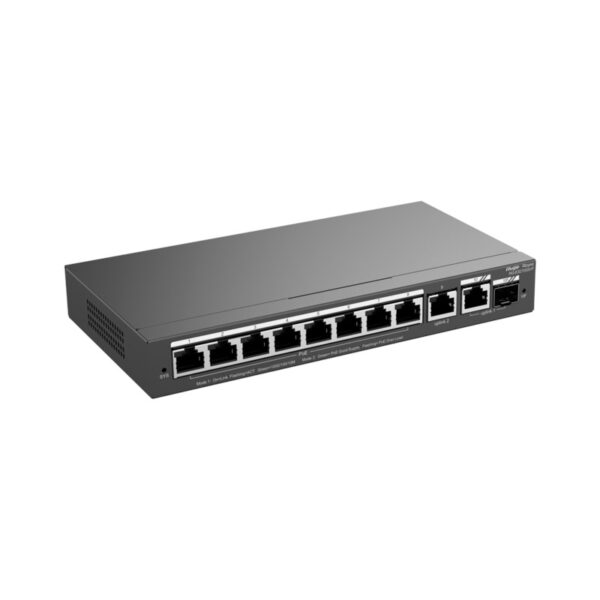 Reyee Manageable Cloud PoE Switch com 8 PoE+2 Uplink RJ45+1 SFP Combo - RG-ES210GS-P - Image 2