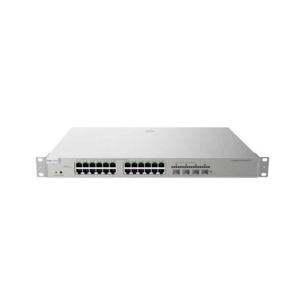 Reyee Switch PoE Cloud Layer 3 com 24 RJ45 10/100/1000 Mbps+4 SFP - RG-NBS5100-24GT4SFP-P