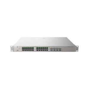 Reyee Switch PoE Cloud Layer 3 com 24 RJ45 10/100/1000 Mbps+4 SFP+ - RG-NBS5200-24GT4XS-P