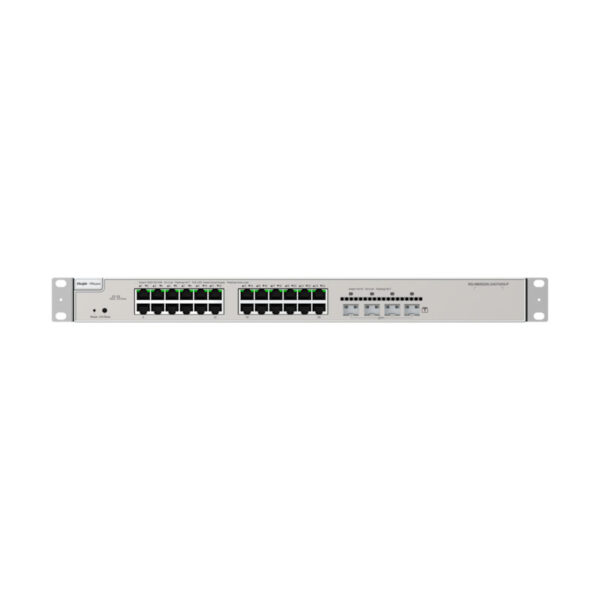 Reyee Switch PoE Cloud Layer 3 com 24 RJ45 10/100/1000 Mbps+4 SFP+ - RG-NBS5200-24GT4XS-P - Image 2