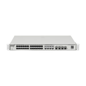 Reyee Switch Cloud Layer 3 com 24 SFP 10/100/1000 Mbps (8 Portas Combo RJ45)+4 SFP+(10 Gbps) - RG-NBS5200-24SFP/8GT4XS