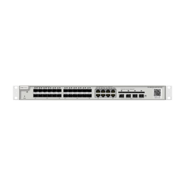 Reyee Switch Cloud Layer 3 com 24 SFP 10/100/1000 Mbps (8 Portas Combo RJ45)+4 SFP+(10 Gbps) - RG-NBS5200-24SFP/8GT4XS - Image 2