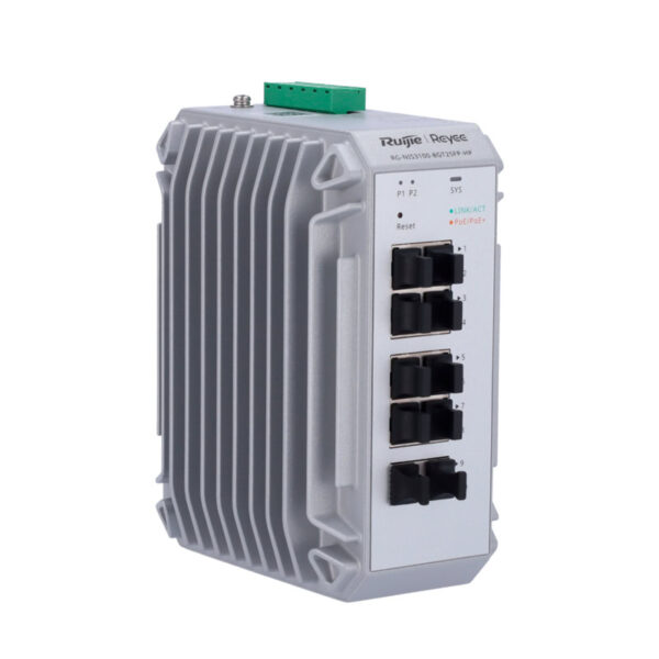 Reyee Switch Industrial PoE Cloud Capa 2 com 8 RJ45 10/100/1000 Mbps+2 Portas SFP - RG-NIS3100-8GT2SFP-HP - Image 2